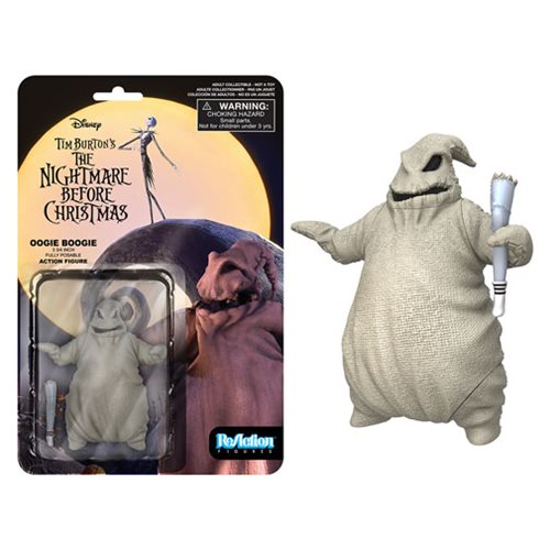 The Nightmare Before Christmas Oogie Boogie ReAction 3 3/4-Inch Retro Action Figure
